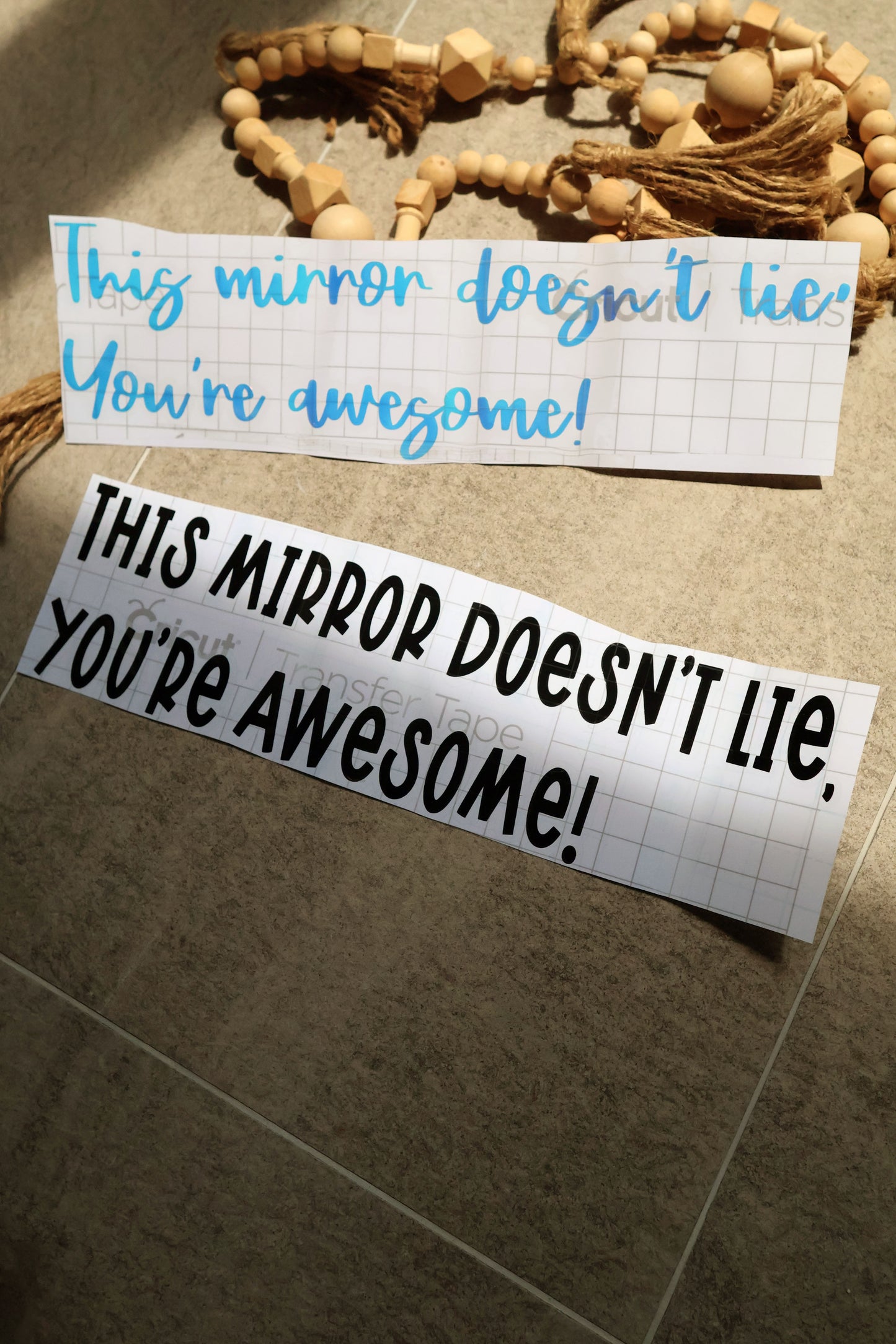 "This mirror doesn't lie, You're awesome" Decal